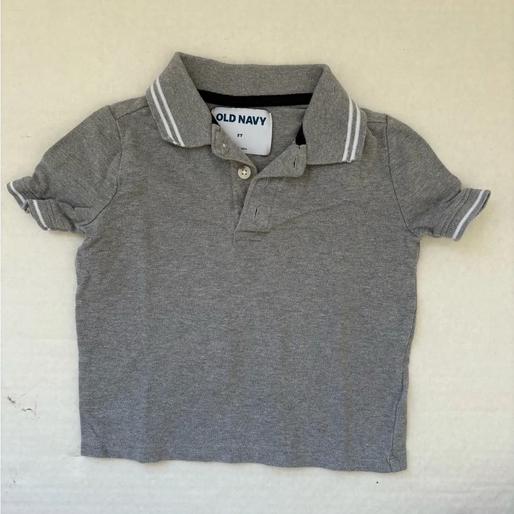 Toddler Boy 2T Shirt Bundle 7 Old Navy Gap H&M Short Long Sleeve Polo Lot Preppy